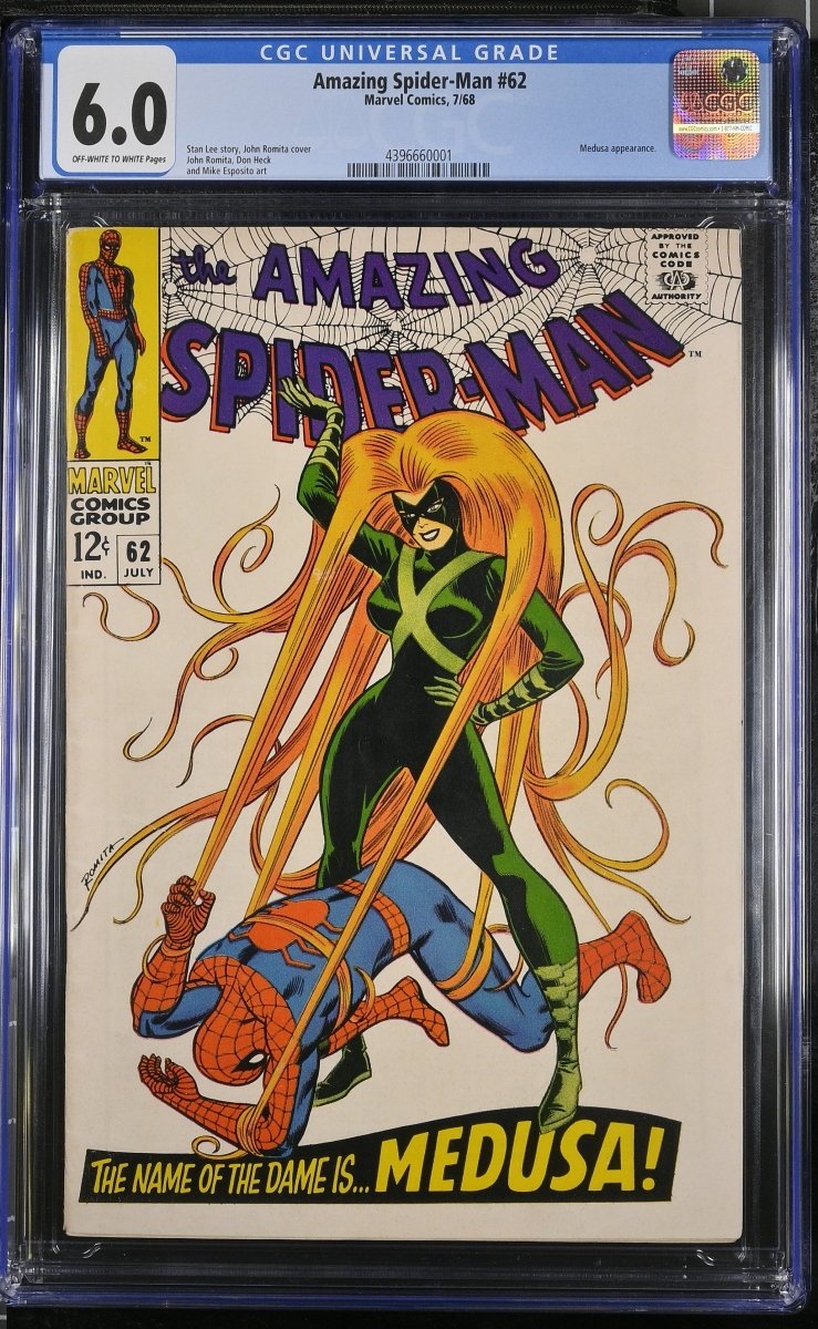 Marvel Amazing Spider-Man #62 comic CGC graded 6.0