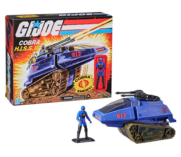 G.I. Joe A Real American Hero Retro Collection Cobra Rip It Figure and  H.I.S.S. III Set