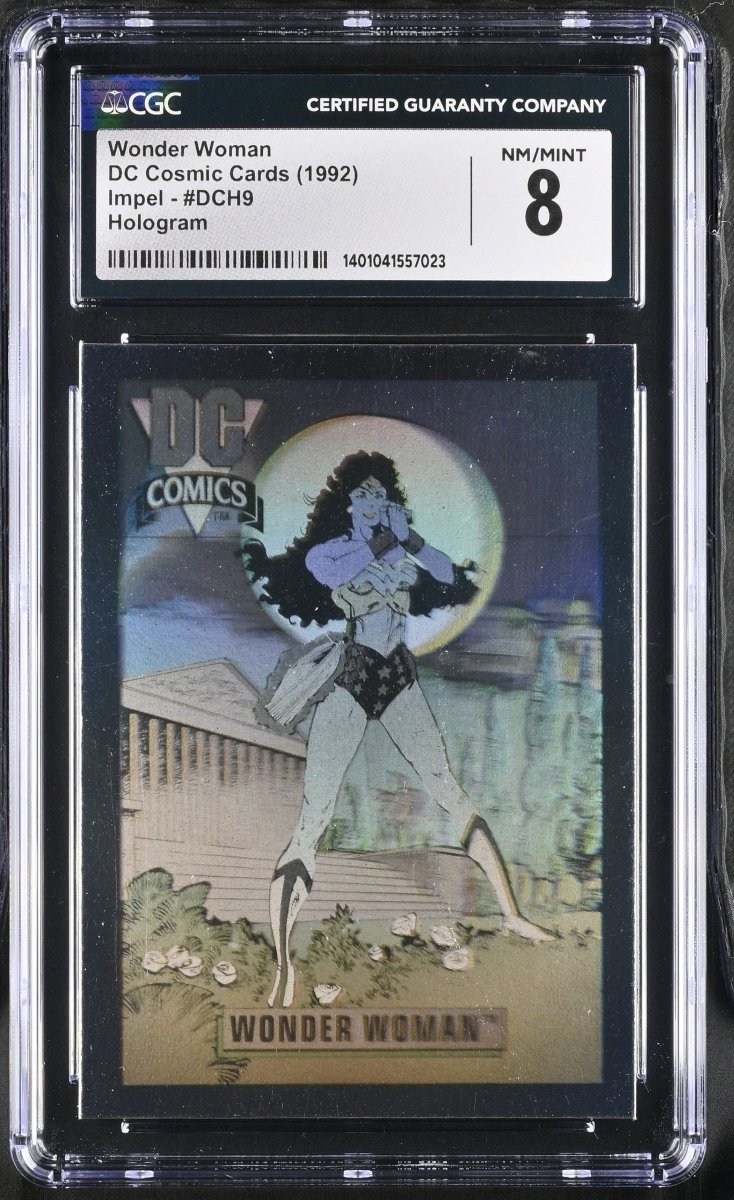 1992 Impel DC Cosmic Cards Wonder Woman #DCH9 CGC 8 NM/MINT