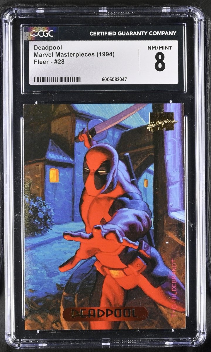 1994 Fleer Marvel Masterpieces Deadpool #28 CGC 8 NM/MINT