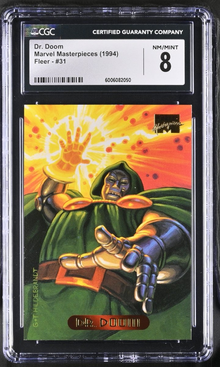 1994 Fleer Marvel Masterpieces Dr. Doom #31 CGC 8 NM/MINT