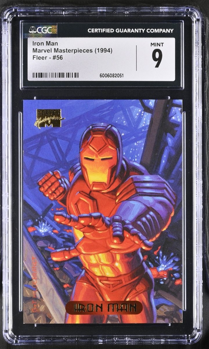 1994 Fleer Marvel Masterpieces Iron Man #56 CGC 9 MINT