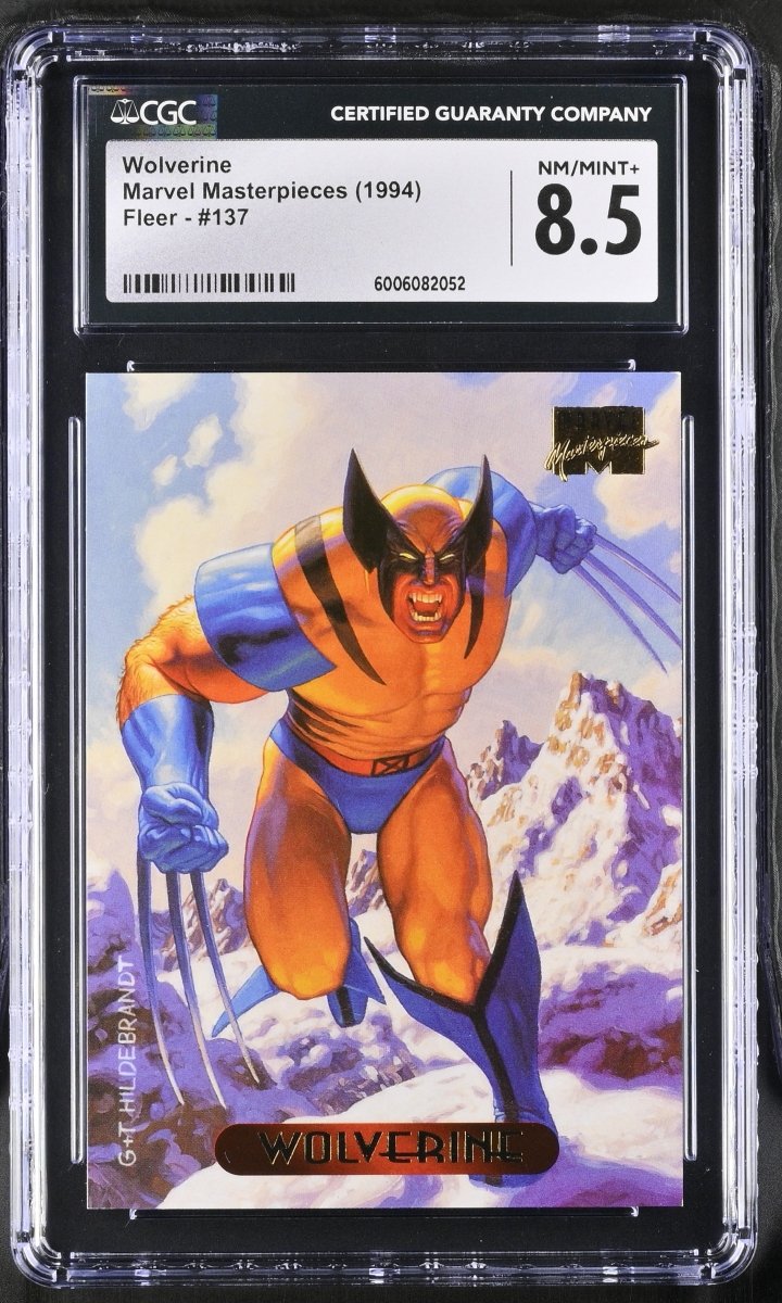 1994 Fleer Marvel Masterpieces Wolverine #137 CGC 8.5 NM/MINT+