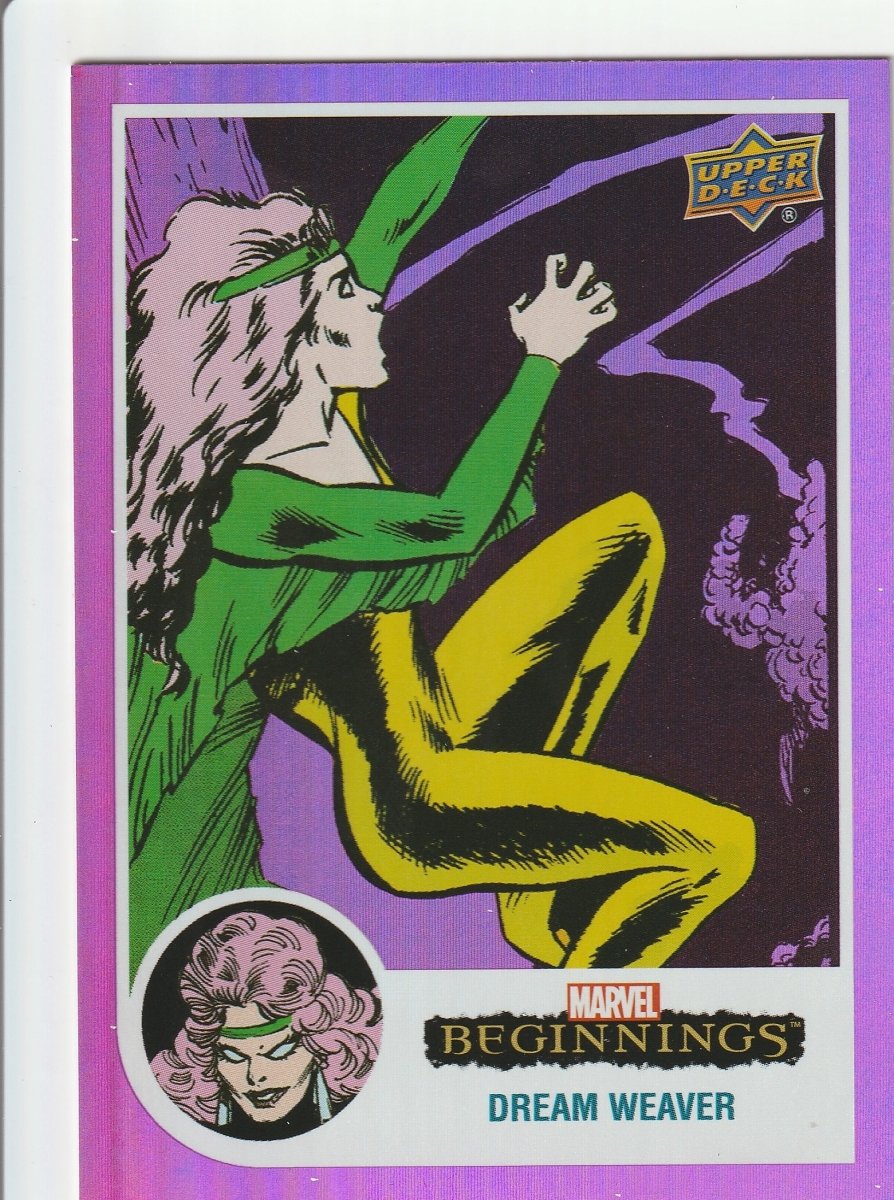 2022 Marvel Beginnings Volume 2 series 1 Dream Weaver Violet Rainbow #83 RARE!