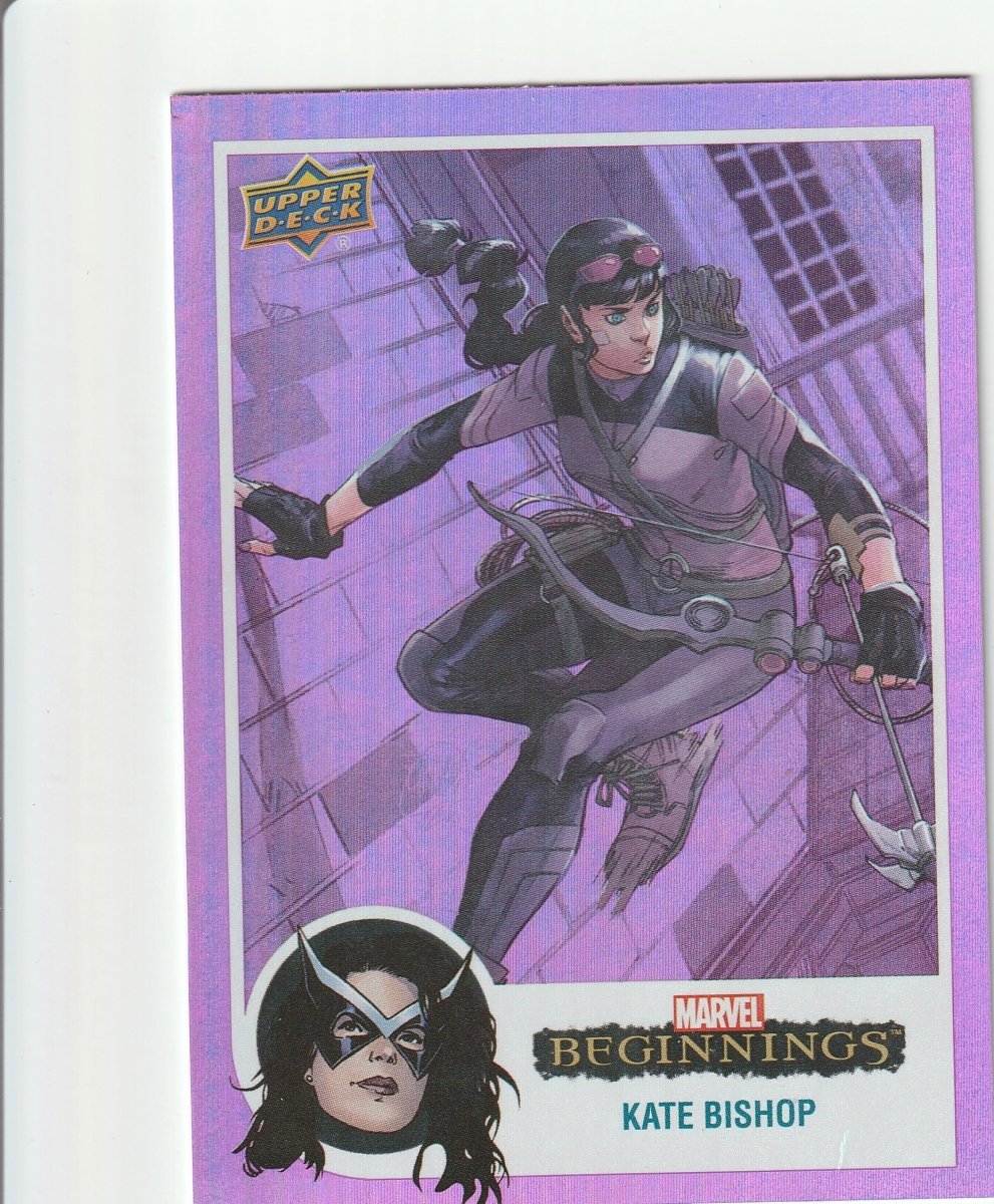 2022 Marvel Beginnings Volume 2 series 1 Kate Bishop Violet Rainbow #148 RARE!