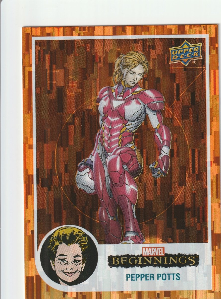 2022 Marvel Beginnings Volume 2 series 1 Pepper Potts Orange bridge #15 82/199