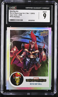 Load image into Gallery viewer, 2023 Marvel Beginnings Vol. 2 Ser. 1 Beta Ray Bill White Rainbow CGC 9 MINT
