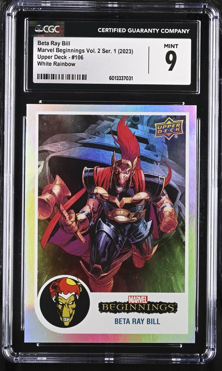 2023 Marvel Beginnings Vol. 2 Ser. 1 Beta Ray Bill White Rainbow CGC 9 MINT