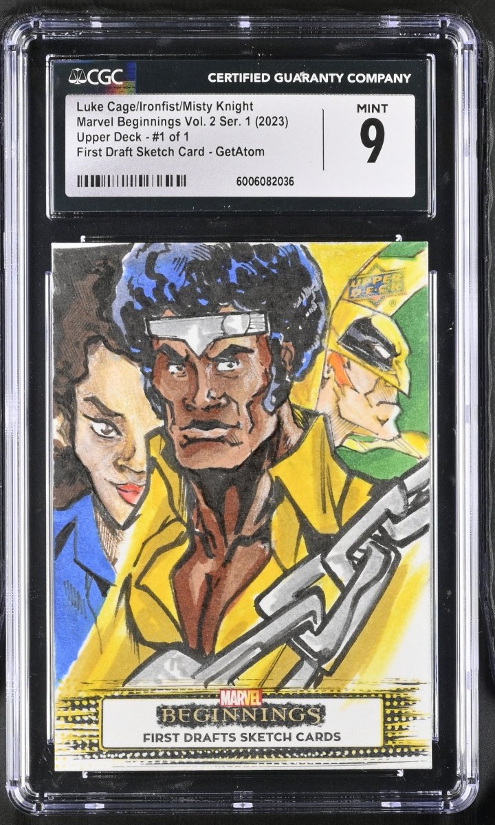 2023 Marvel Beginnings Vol.2 Ser.1 First Draft Sketch Card #1/1 CGC 9 MINT