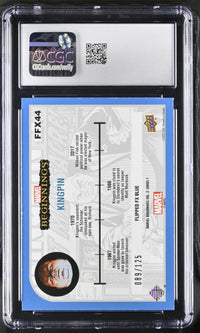 Load image into Gallery viewer, 2023 Marvel Beginnings Vol.2 Ser.1 Kingpin Flipped FX Blue #FFX44 CGC 8 NM/MINT
