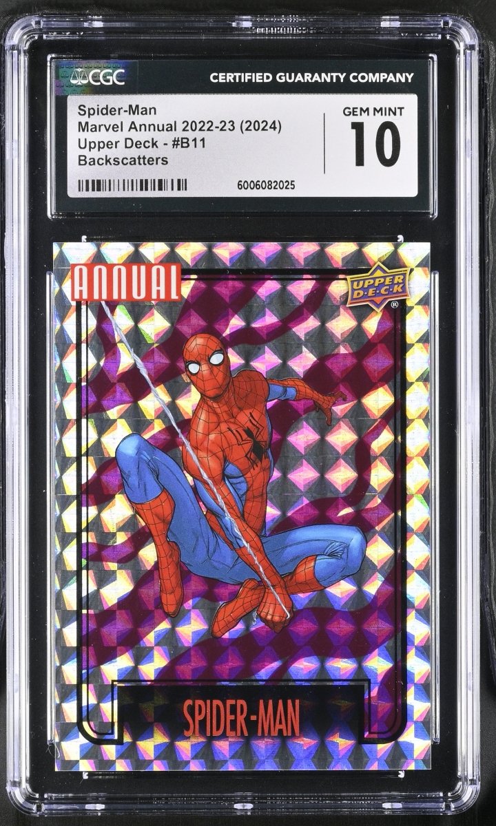 2024 Marvel Annual Spider - Man Backscatter #B11 CGC 10 GEM MINT