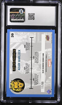 Load image into Gallery viewer, 2024 Marvel Beginnings Vol. 2 Ser. 2 Adam Warlock Blue Cosmic Cube CGC 8.5 NM/MINT+
