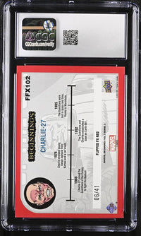 Load image into Gallery viewer, 2024 Marvel Beginnings Vol. 2 Ser. 2 Charlie - 27 Flipped FX Red CGC 8 NM/MINT
