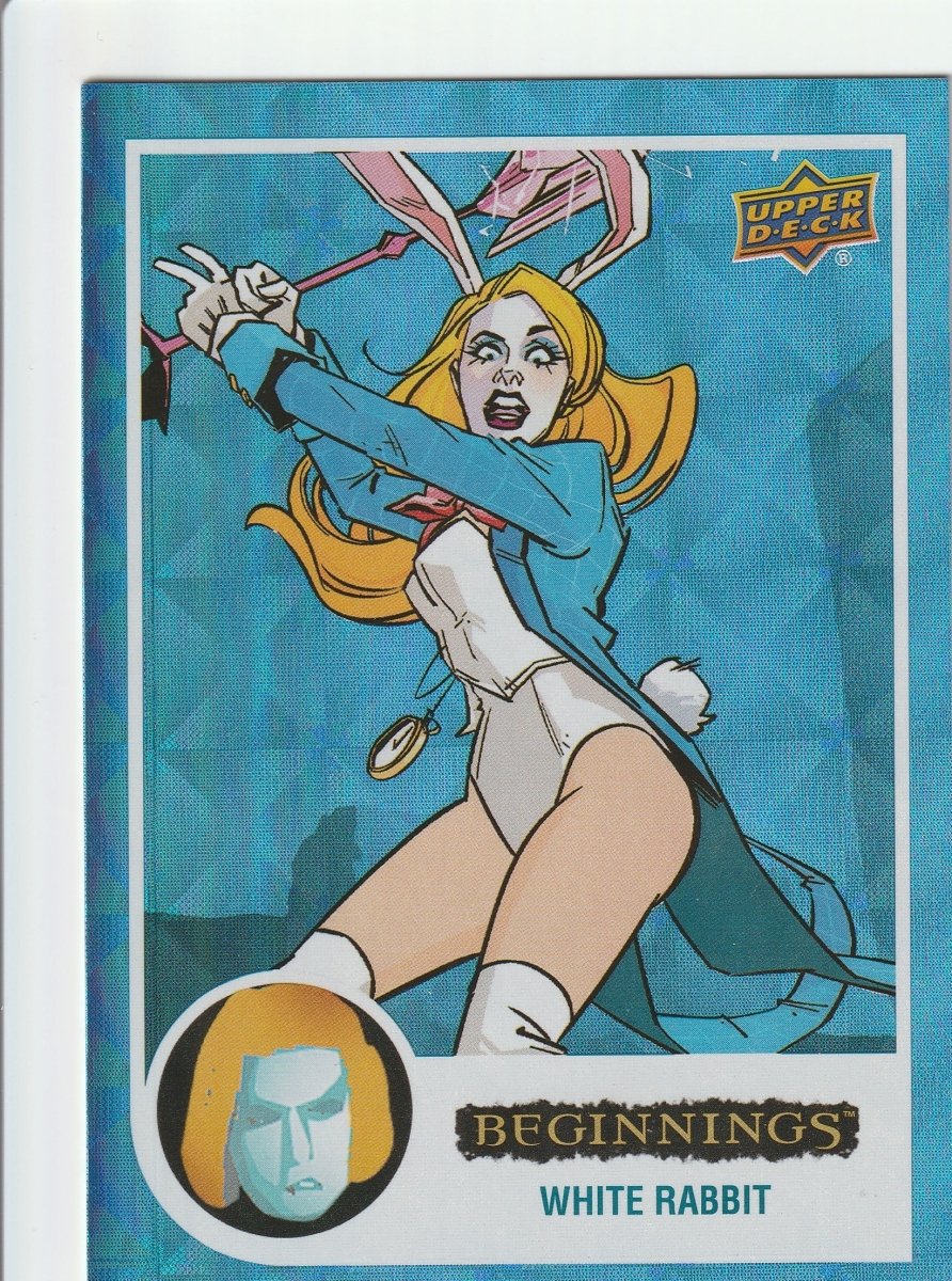 2024 Marvel Beginnings Volume 2 series 2 White Rabbit Blue Cosmic Cube #52 28/99