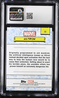 Load image into Gallery viewer, 2024 Marvel Chrome Topps Ultron True Gold CGC 9 MINT Omega! 50/50!
