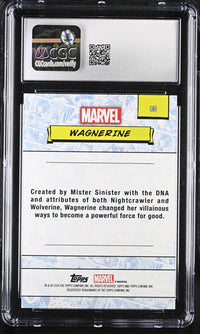 Load image into Gallery viewer, 2024 Marvel Chrome Topps Wagnerine Web Refractor CGC 9 MINT
