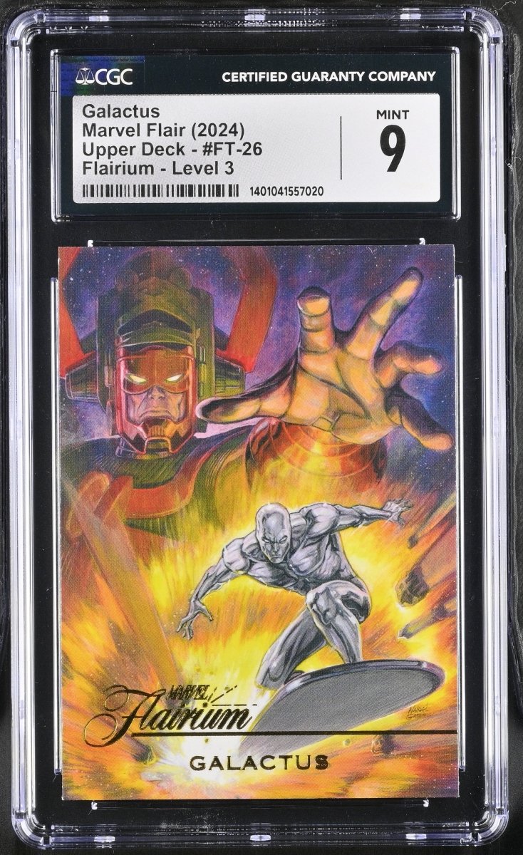 2024 Marvel Flair Galactus Flairium level - 3 #FT - 26 CGC 9 MINT