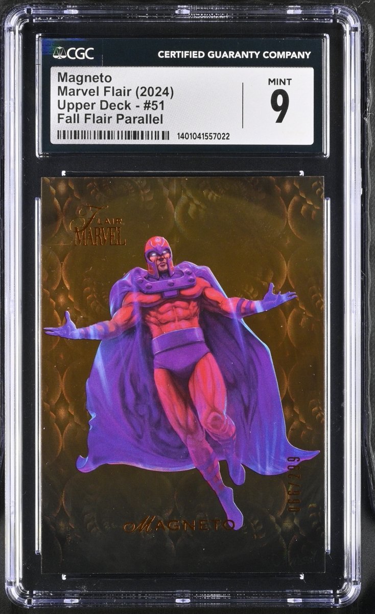 2024 Marvel Flair Magneto Fall Flair #51 CGC 9 MINT