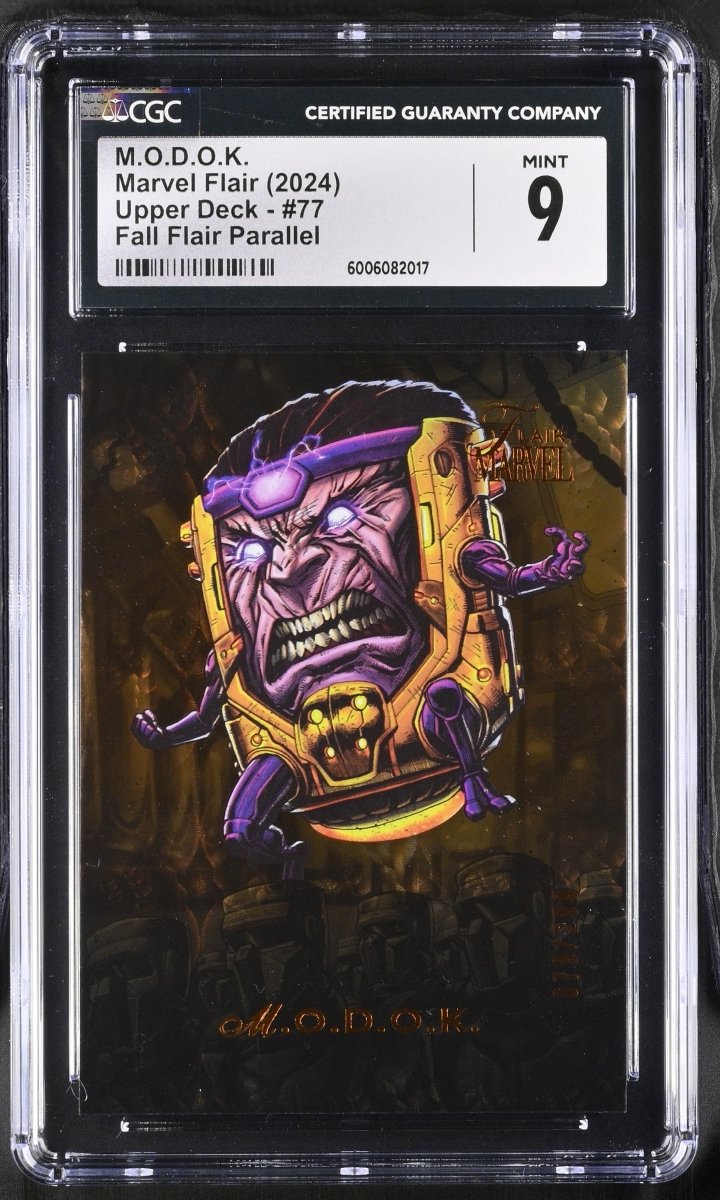 2024 Marvel Flair M.O.D.O.K. Fall Flair #77 CGC 9 MINT