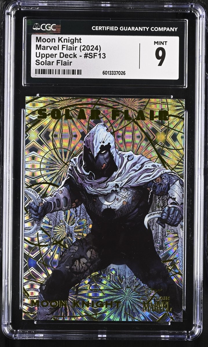 2024 Marvel Flair Moon Knight Solar Flair CGC 9 MINT