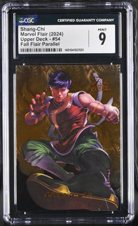 Load image into Gallery viewer, 2024 Marvel Flair Shang - Chi Fall Flair #54 CGC 9 MINT
