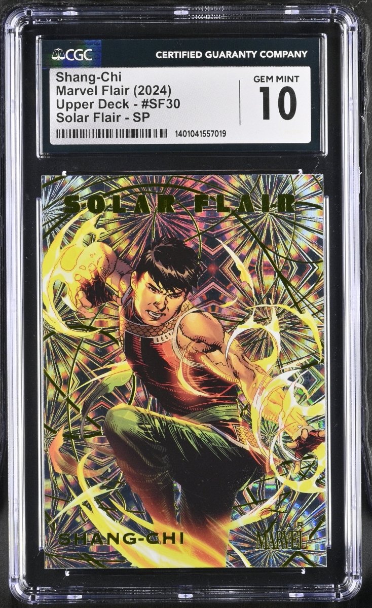 2024 Marvel Flair Shang - Chi Solar Flair - SP #SF30 CGC 10 GEM MINT