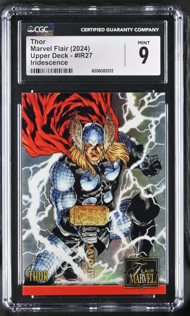 2024 Marvel Flair Thor Iridescence #IR27 CGC 9 MINT