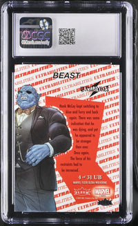 Load image into Gallery viewer, 2024 Marvel Fleer Ultra Wolverine Beast Ultra Abilities #4 CGC 9 MINT

