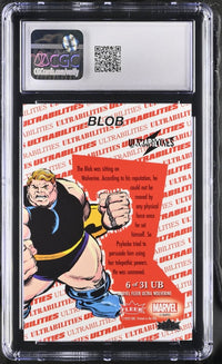 Load image into Gallery viewer, 2024 Marvel Fleer Ultra Wolverine Blob Ultra Abilities #6 CGC 10 GEM MINT
