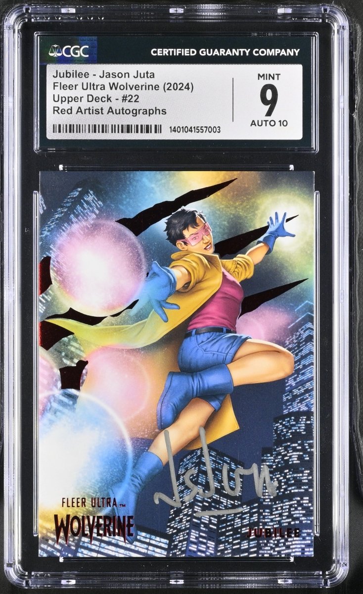 2024 Marvel Fleer Ultra Wolverine Jubilee Red artist autograph #22 CGC 9 MINT