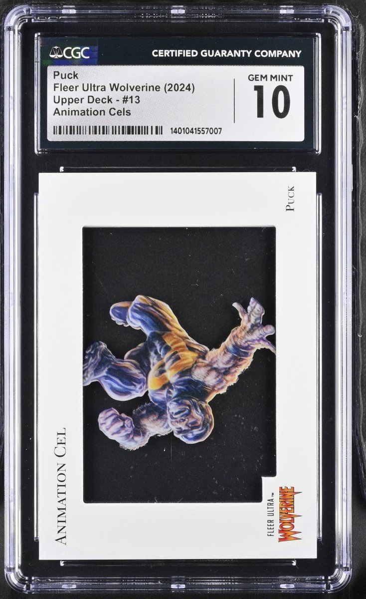 2024 Marvel Fleer Ultra Wolverine Puck Animation Cell #13 CGC 10 GEM MINT