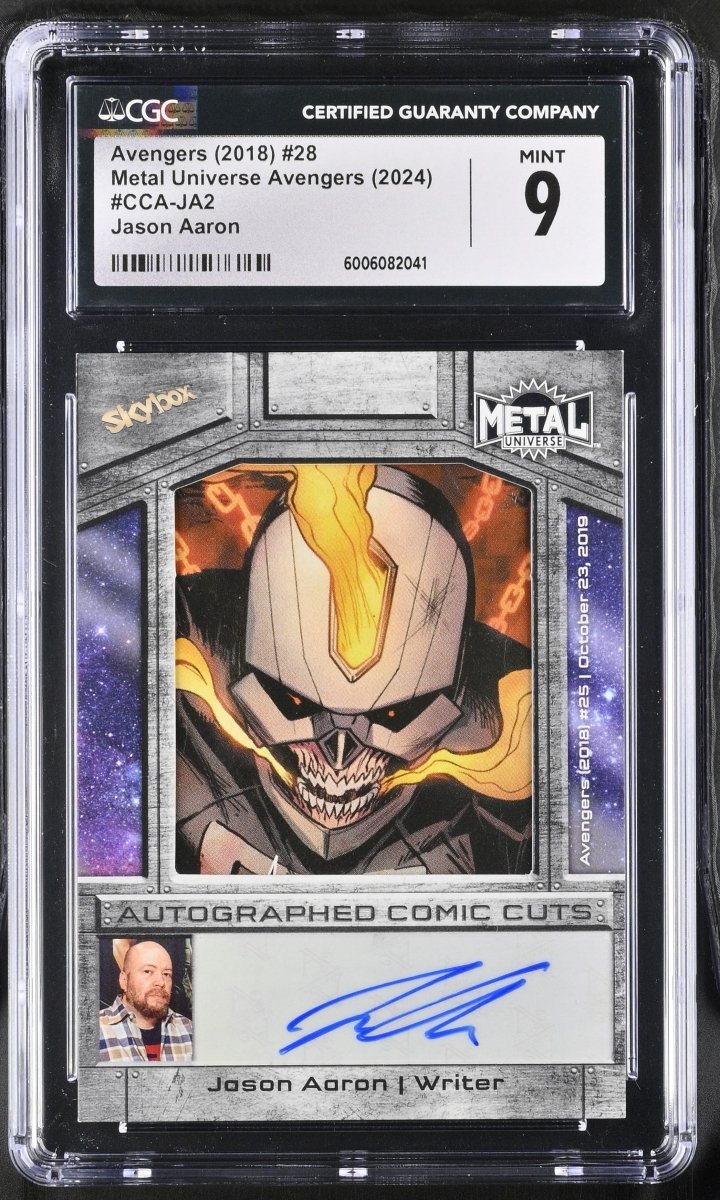 2024 Marvel Metal Autographed Comic Cuts #CCA - JA2 CGC 9 MINT