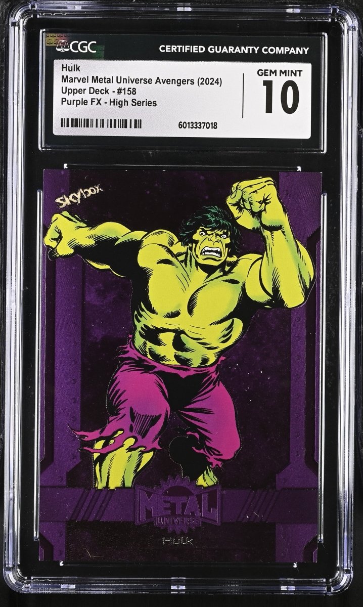 2024 Marvel Metal Avengers Hulk Purple FX CGC 10 GEM MINT