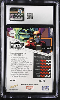 Load image into Gallery viewer, 2024 Marvel Metal Avengers Iron Lad Pink FX CGC 8 NM/MINT
