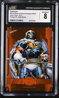 Load image into Gallery viewer, 2024 Marvel Metal Avengers Taskmaster Orange FX CGC 8 NM/MINT
