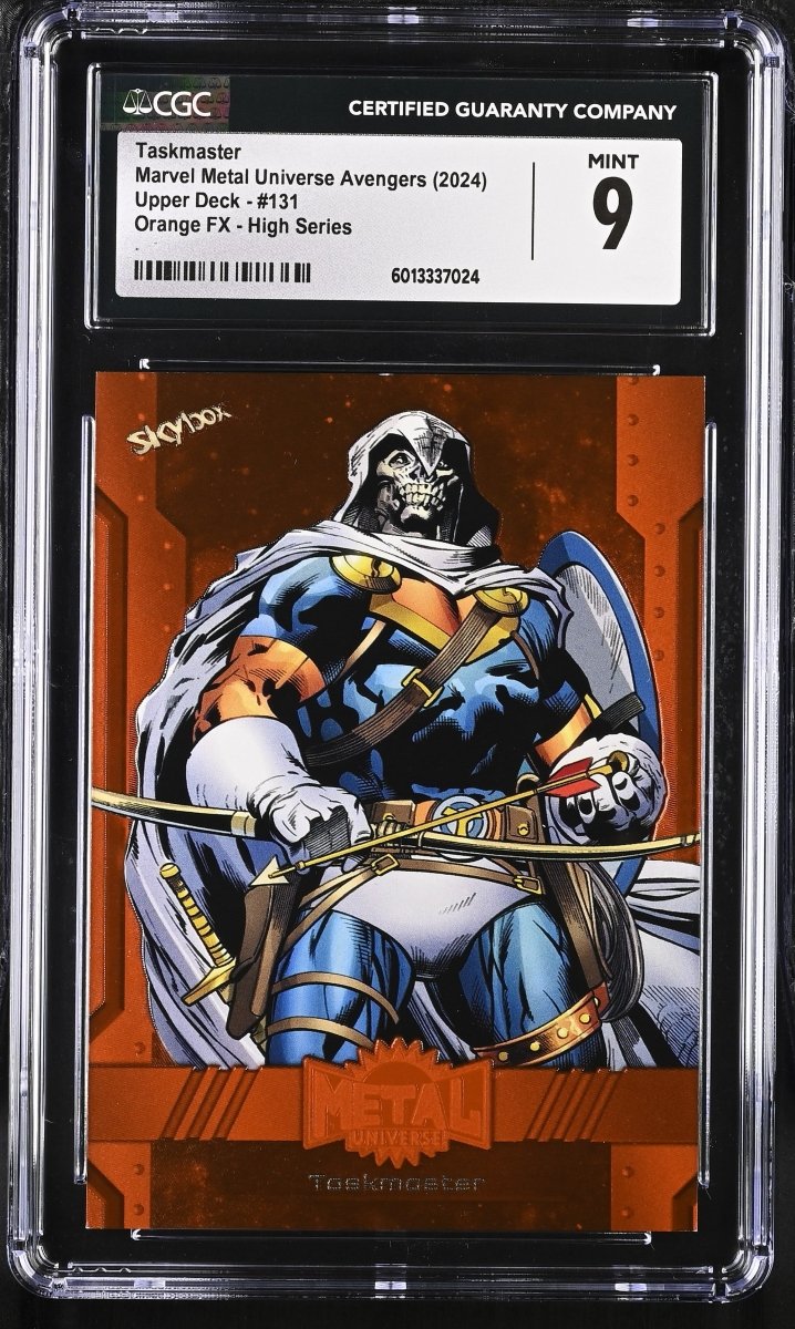 2024 Marvel Metal Avengers Taskmaster Orange FX CGC 9 MINT