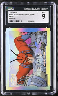 Load image into Gallery viewer, 2024 Marvel Metal Giant - Man Metal - X #MX27 CGC 9 MINT

