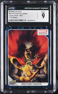 Load image into Gallery viewer, 2024 Marvel Platinum Brother Voodoo Teal Wave #33 CGC 9 MINT
