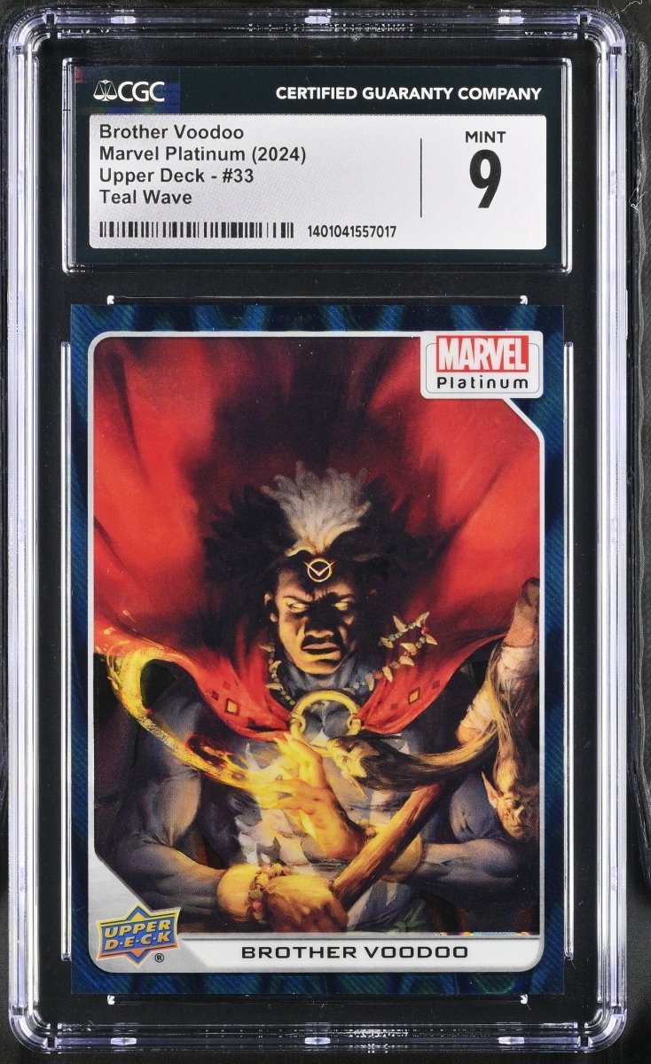 2024 Marvel Platinum Brother Voodoo Teal Wave #33 CGC 9 MINT