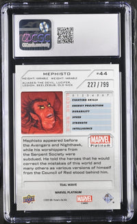 Load image into Gallery viewer, 2024 Marvel Platinum Mephisto Teal Wave #44 CGC 8 NM/MINT
