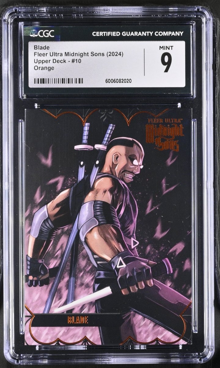 2024 Marvel Ultra Midnight Sons Blade Orange Foil #10 CGC 9 MINT