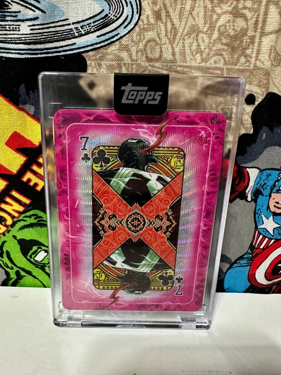 2025 Topps Marvel Mint Gambit Deck Venom /99 Box Hit!