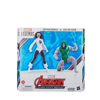Load image into Gallery viewer, Avengers 60th Anniversary Marvel Legends Captain Marvel vs. Doctor Doom 6 - Inch Action Figures
