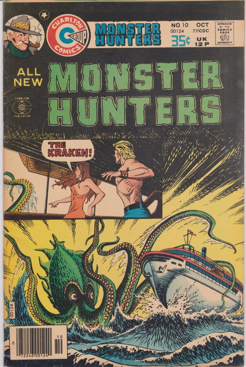 Charlton Comics Monster Hunters #10 1977 F+