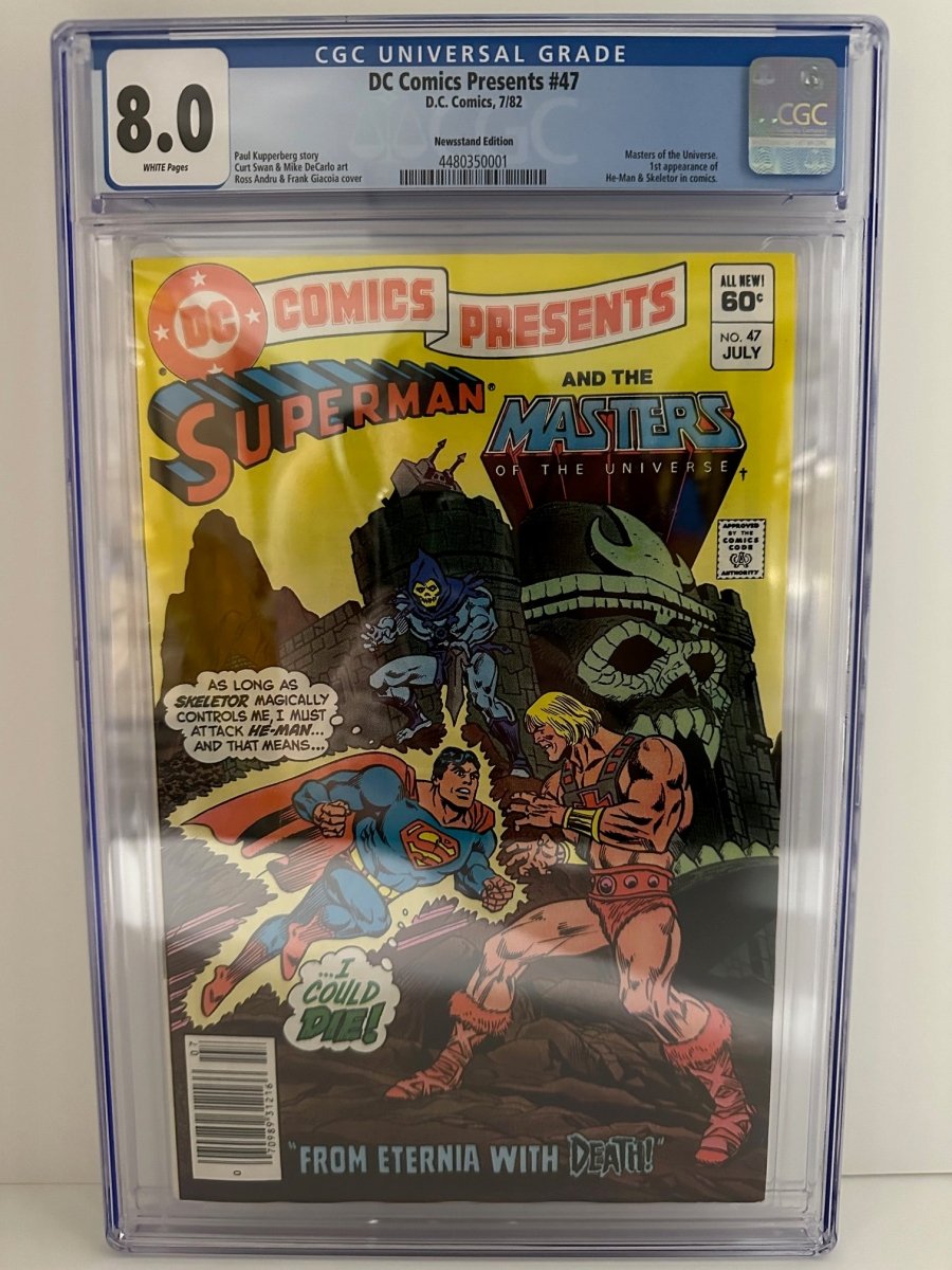 DC Presents #47 Newsstand CGC graded 8.0