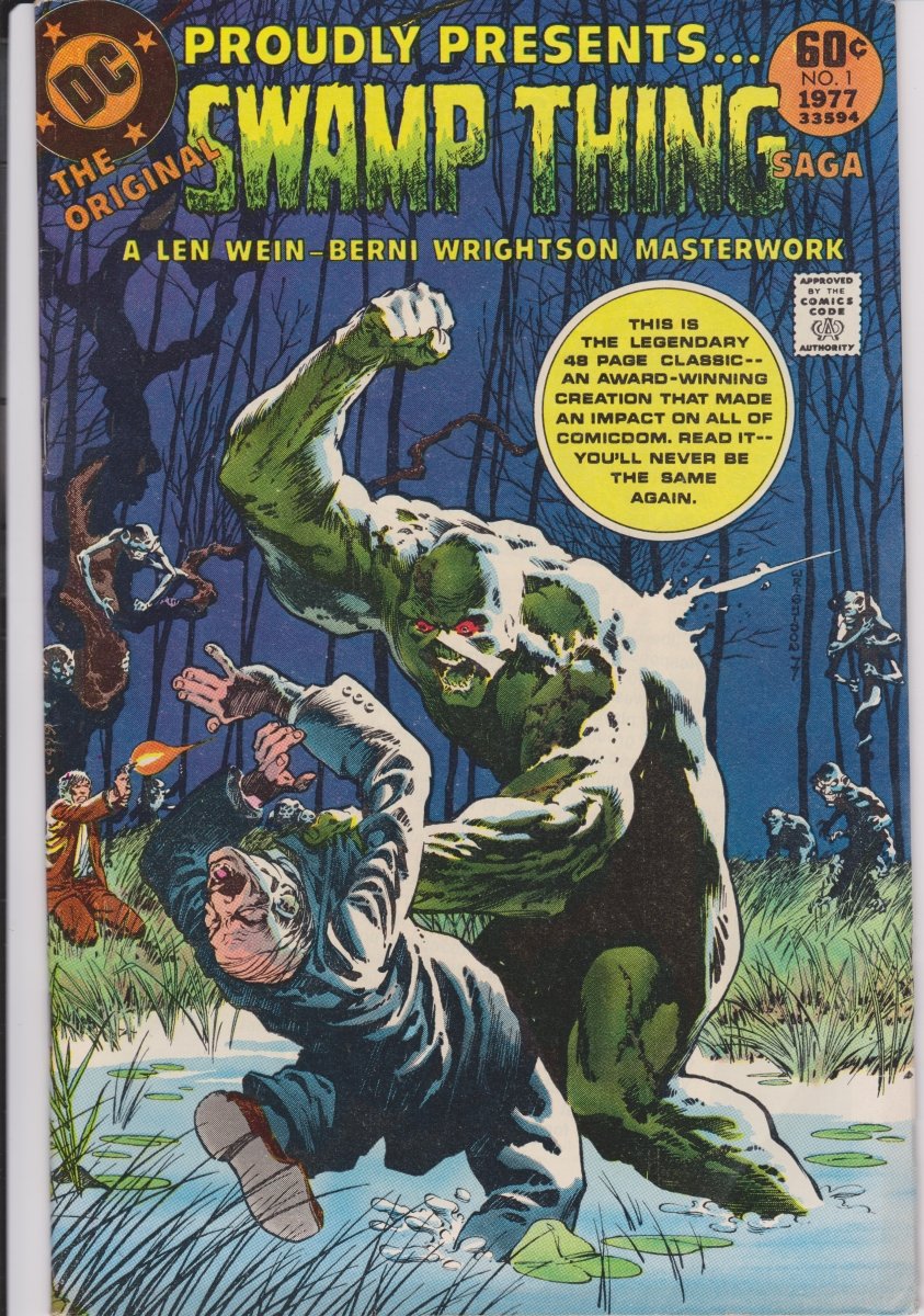 DC Proudly Presents The Original Swamp Thing #1 1977 F