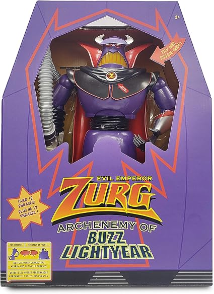 Disney Store Official Zurg Interactive Talking Action Figure from Toy Story, Features Sounds and Phrases from the Movies, Interacts with Other Figures and Toys