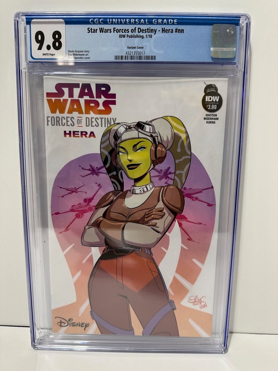 IDW Publishing Star Wars Forces of Destiny - Hera comic CGC graded 9.8