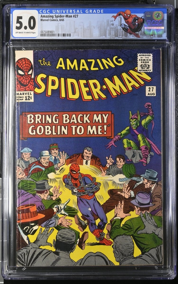 Marvel Amazing Spider - Man #27 comic CGC graded 5.0