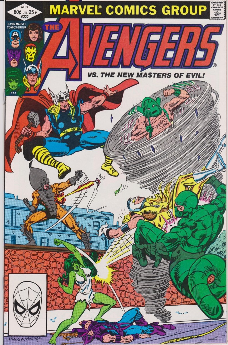 Marvel Avengers #222 1982 NM